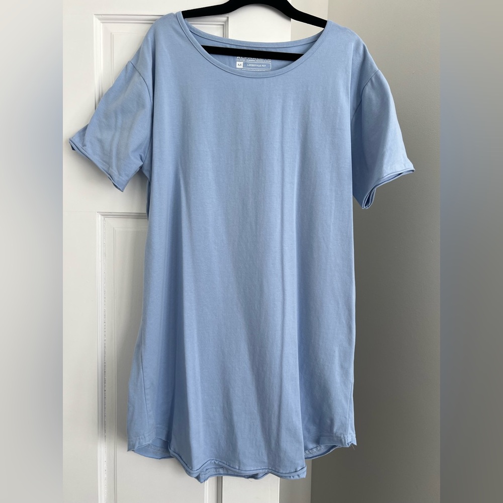 Alphalete Light Blue Lifestyle Fit Tee